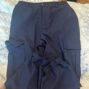 Navy blue cargo pants